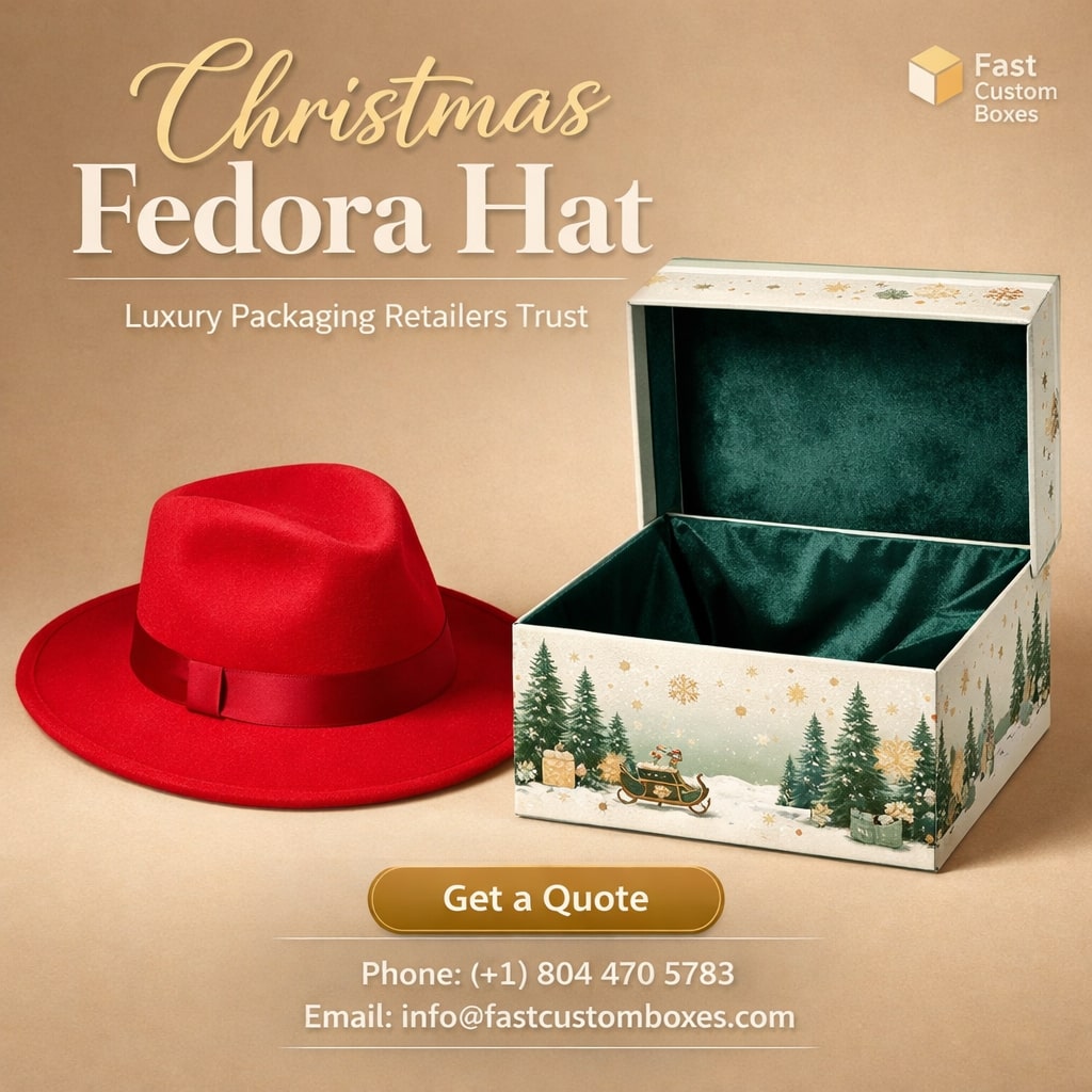 Christmas Fedora Hat