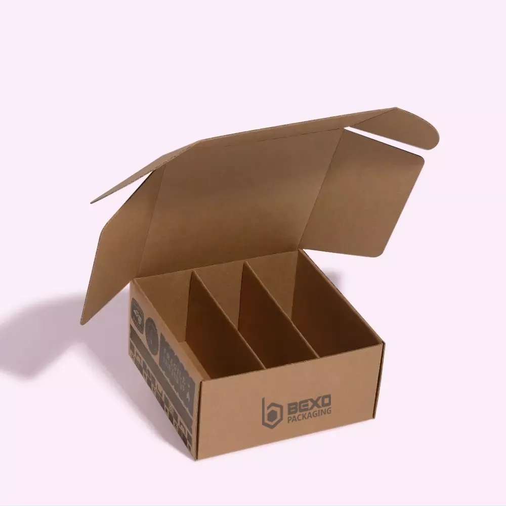 Custom Bottle Boxes With Dividers