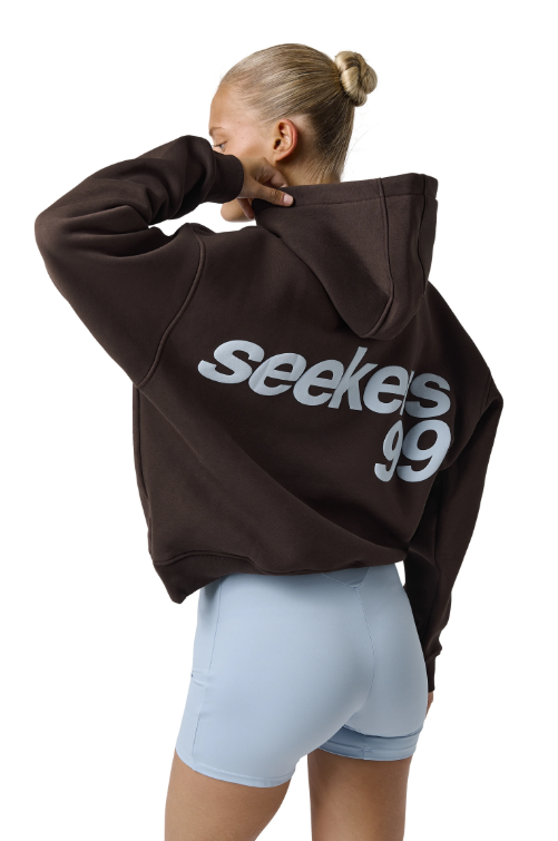 Sisters and Seekers 99 Hoodie in Ralph Chocolate Brown