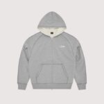 Corteiz Hmp Thermal ZIip Hoodie Heather Grey