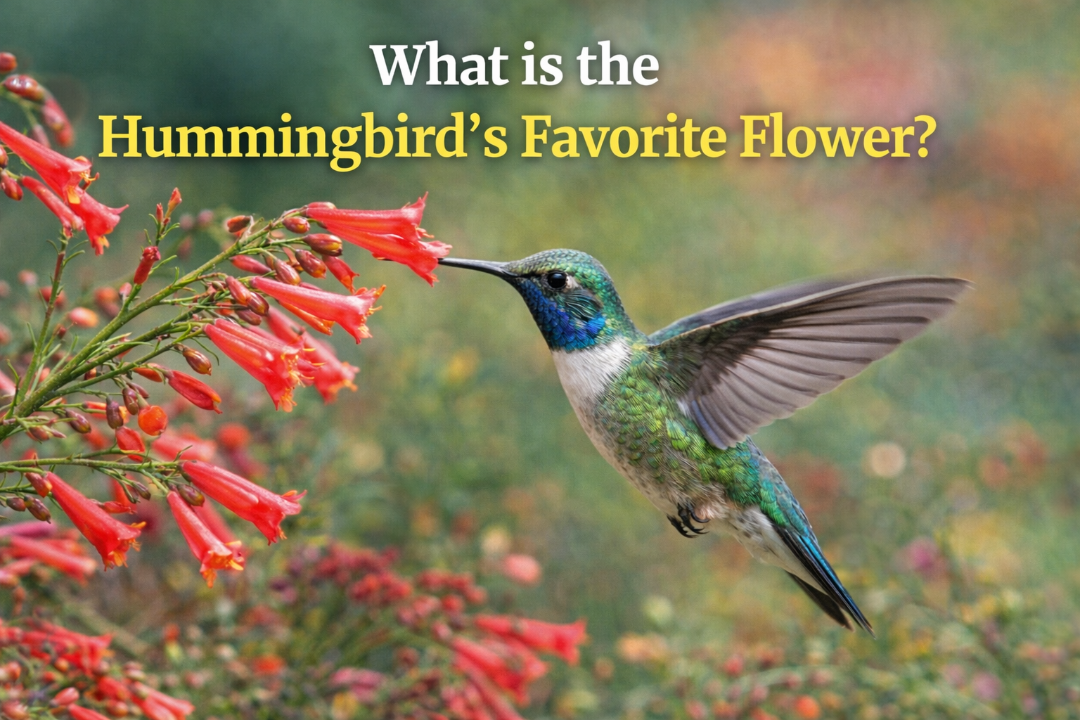 Hummingbird’s Favorite Flower