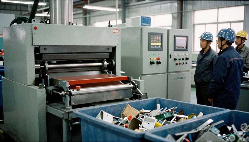 blow molding machine waste